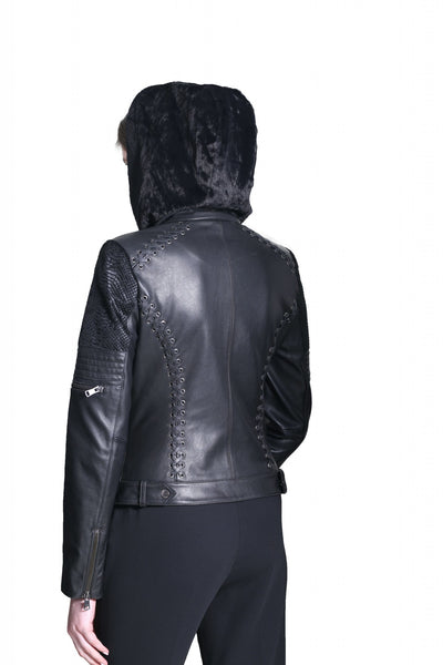 くまちゃん様用　- leather jacket Peter Quilted Faux-Leather Jacket | GUESS Factory