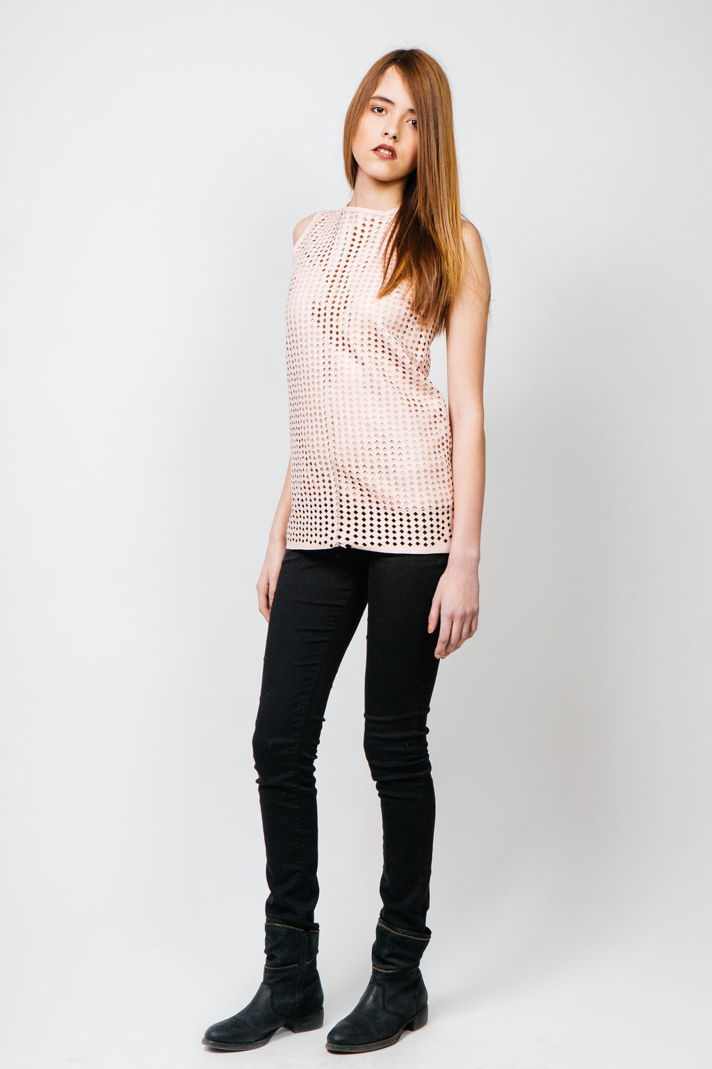 Nicole Laser Cut Top