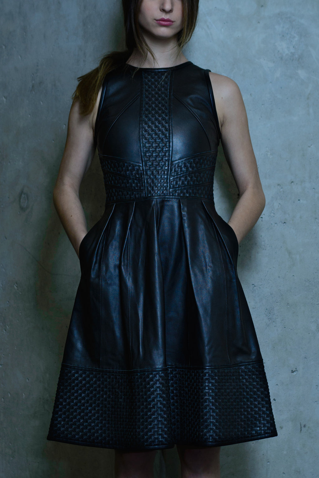 Kesha Leather Dress