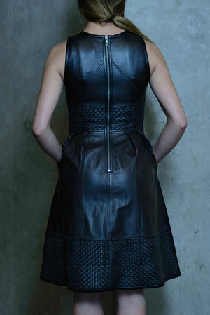 Kesha Leather Dress